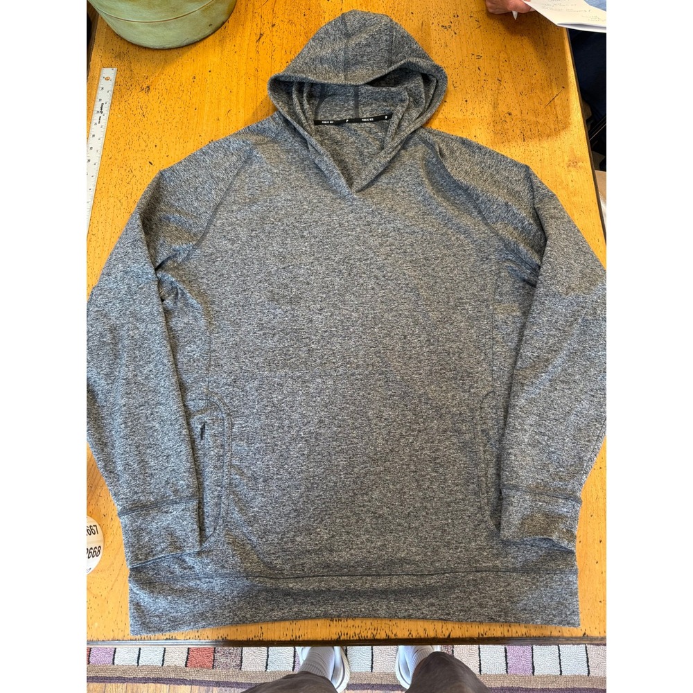 Public Rec Go-To Hoodie XL Mens Heather Gray Pullover Activewear Stretch L/S